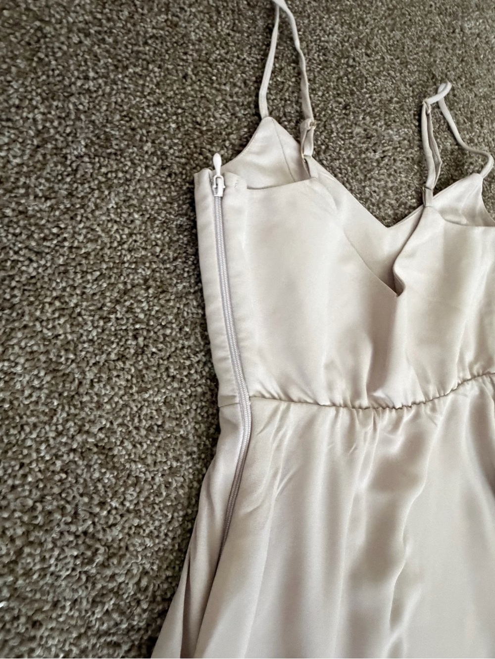 Show Me Your MuMu Taupe Spaghetti-Strap Faith Maxi Dress - Picture 16 of 16